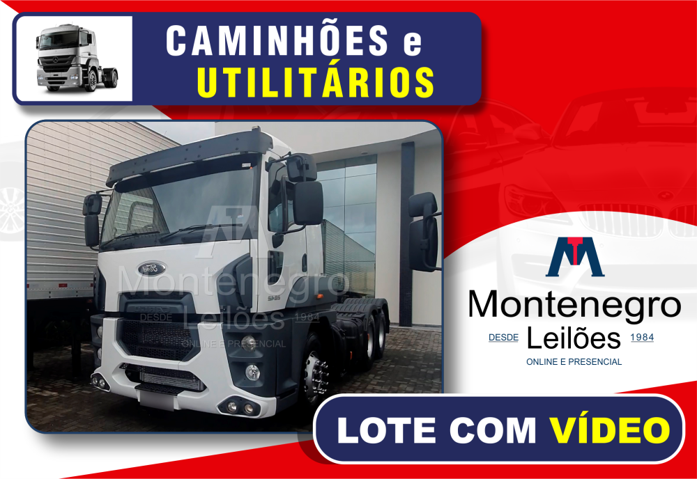 <center><big><b>LEILÃO de CAMINHÕES, UTILITÁRIOS e CAMINHONETES</b></center> <center></big>Recuperados do Bradesco<br></center>